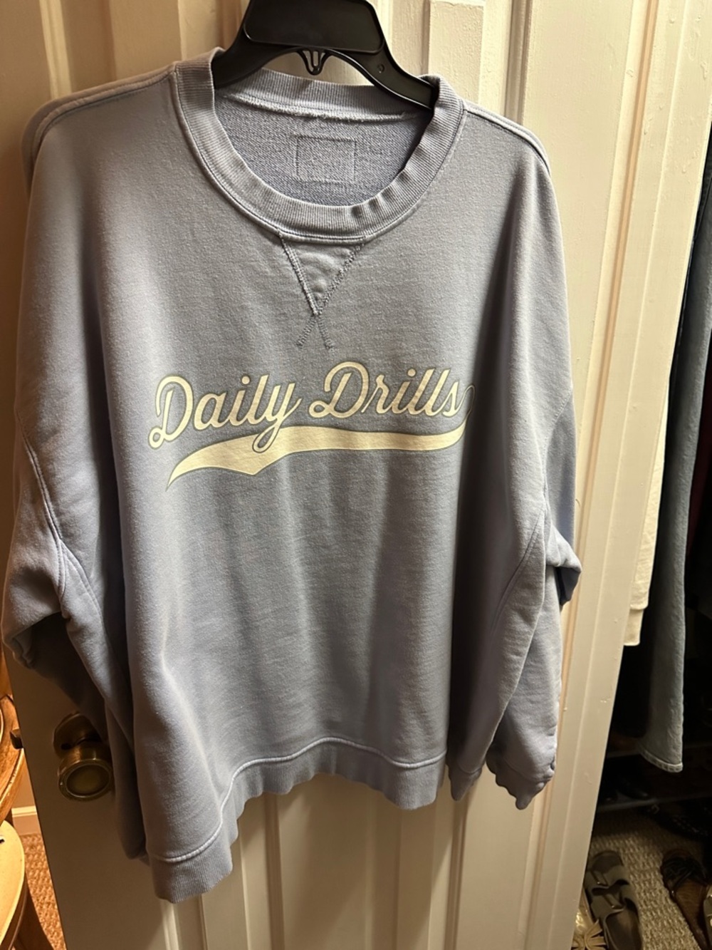 Daily Drills Light Blue Crewneck Sweatshirt